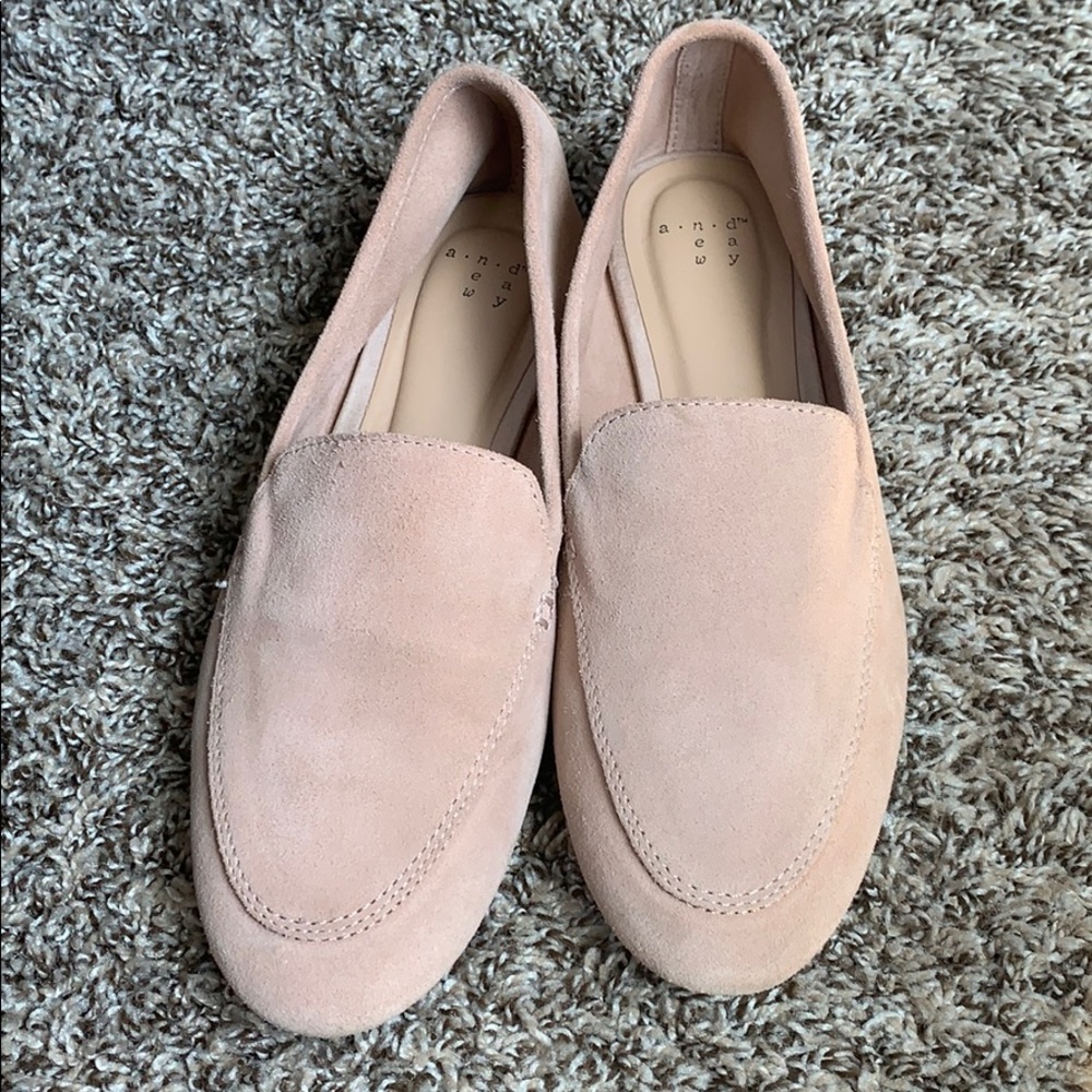 Blush Colored Loafers - Picture 1 of 4